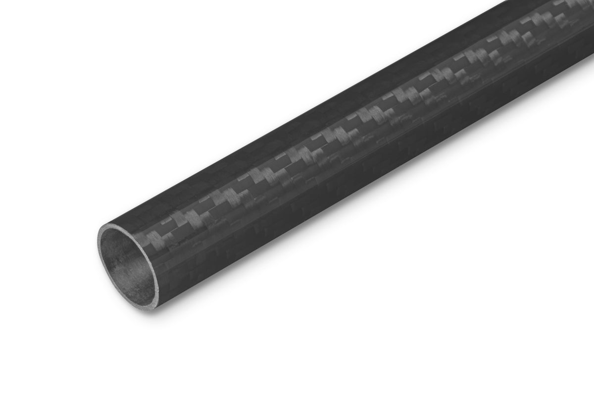 Carbon Tube - Roll Wrapped 18/17-10/9mm 0,8m - Matte