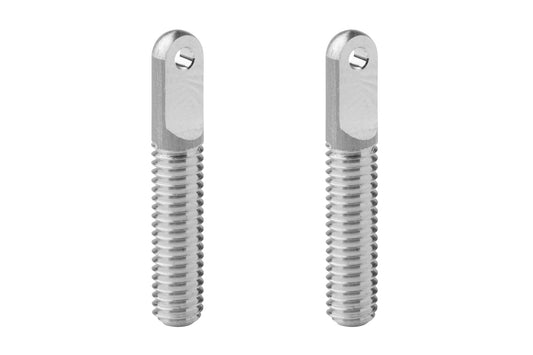 Rudder horn eyebolts M4, Alu, 2 Pcs.