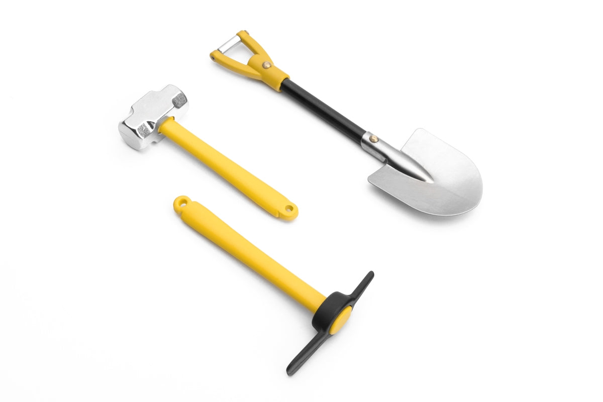 1/10 Metal Hammer Pickaxe and Shovel Set for Rc Crawler
