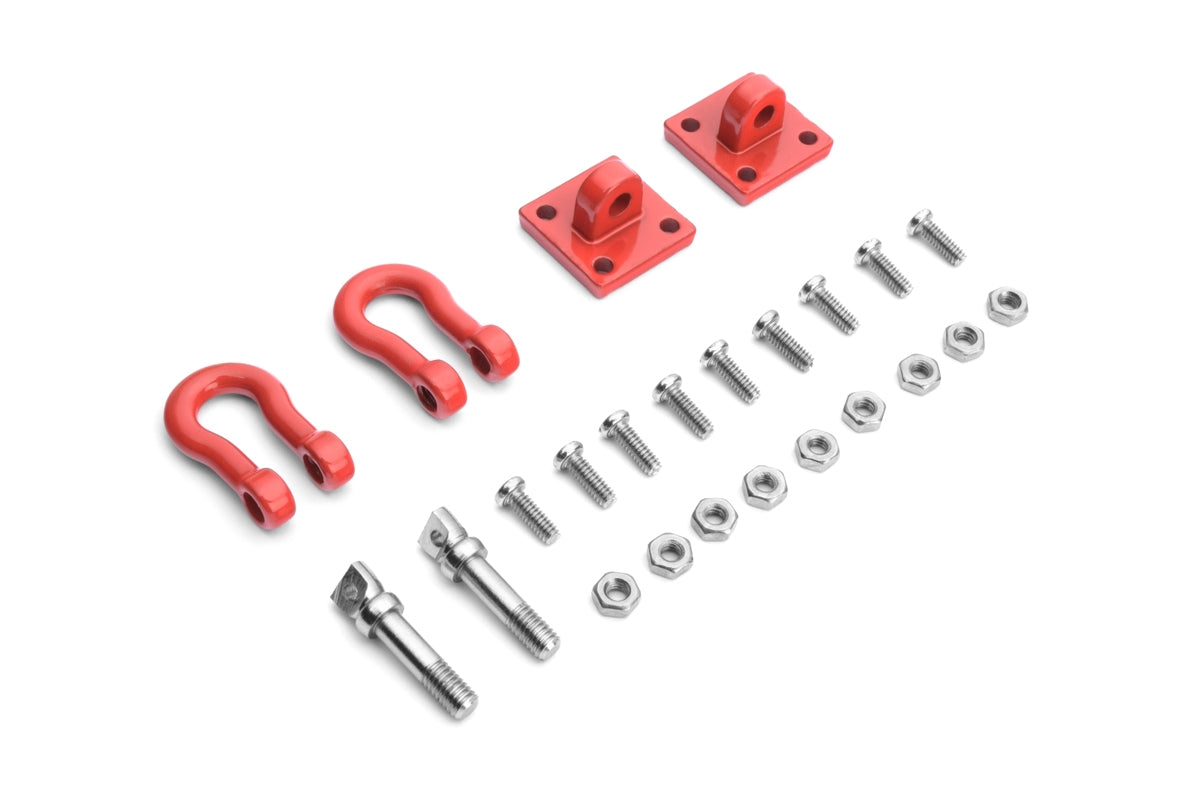 1/10 Metal Trailer Hook with Mounting Bracket for Rc Crawler
