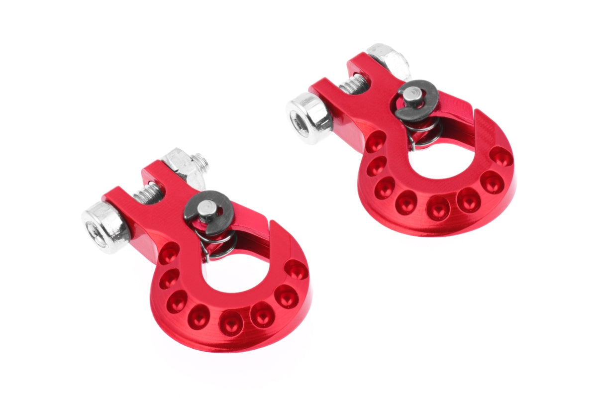 1/10 Cnc Aluminum Tow Hook Red for Rc Crawler