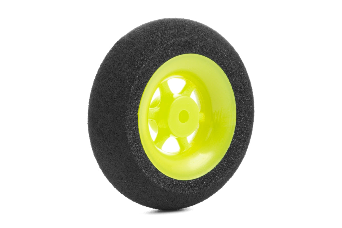 Spoked moss rubber wheel 30mm