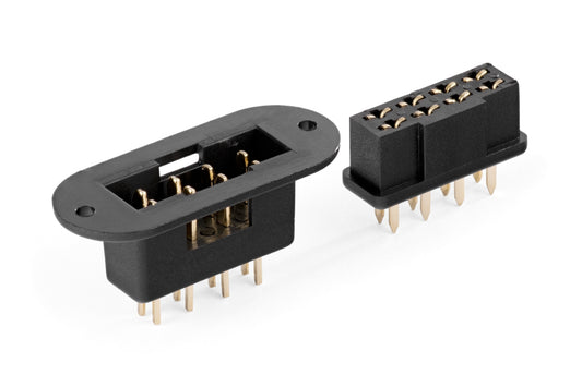 MPX8 GP High current plug, black, 1 pairs