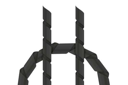 Spiral hose 10x8,2 mm black 10m