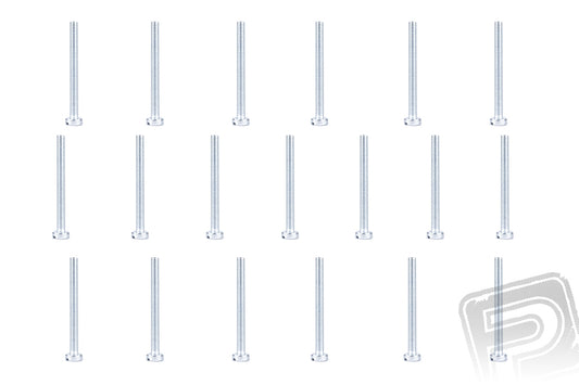 Slotted Cheese Head Bolt M3x30mm, 20 pcs