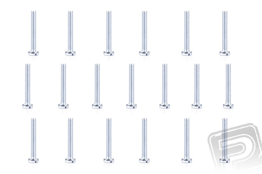 Slotted Cheese Head Bolt M3x20mm, 1000 pcs