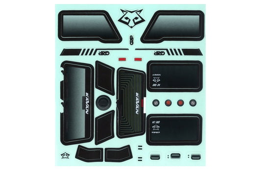 Gre18b Body with Stickers - Blue