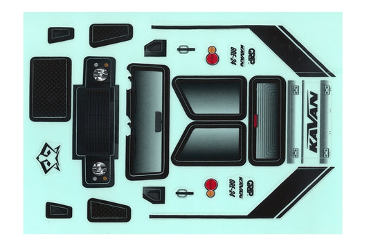 Gre24s Body with Stickers - Sand