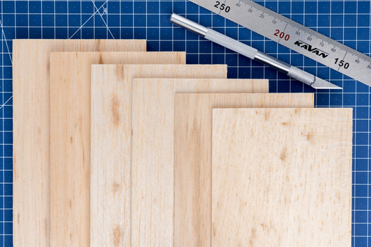 100x10cm Balsa 3,5 mm standard (B quality)