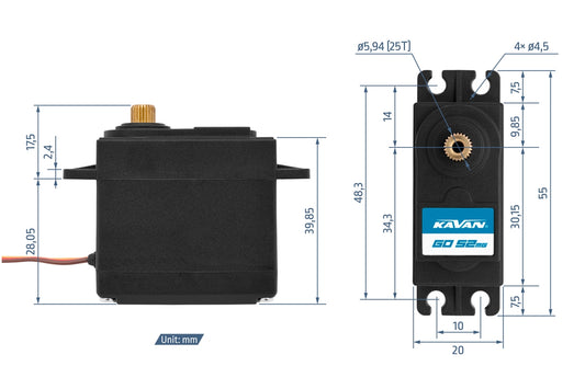 Kavan GO-52MG Digital Servo