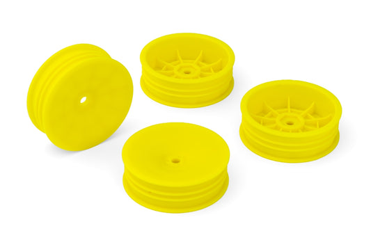 2wd Buggy Front Wheels Yellow (hex 12 mm) - 4 pcs