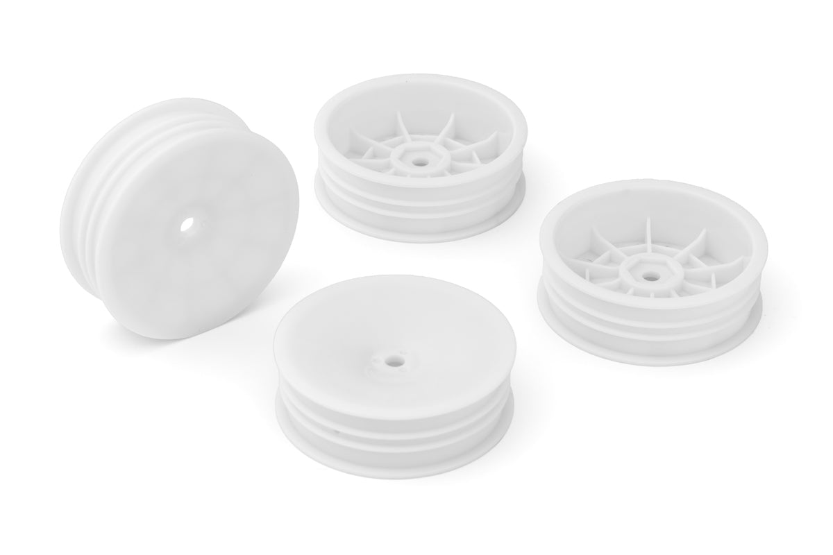 2wd Buggy Front Wheels White (hex 12 mm) - 4 pcs