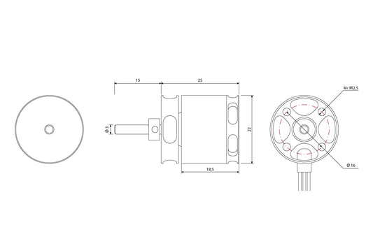 Kavan Brushless Motor PRO 2225-1600