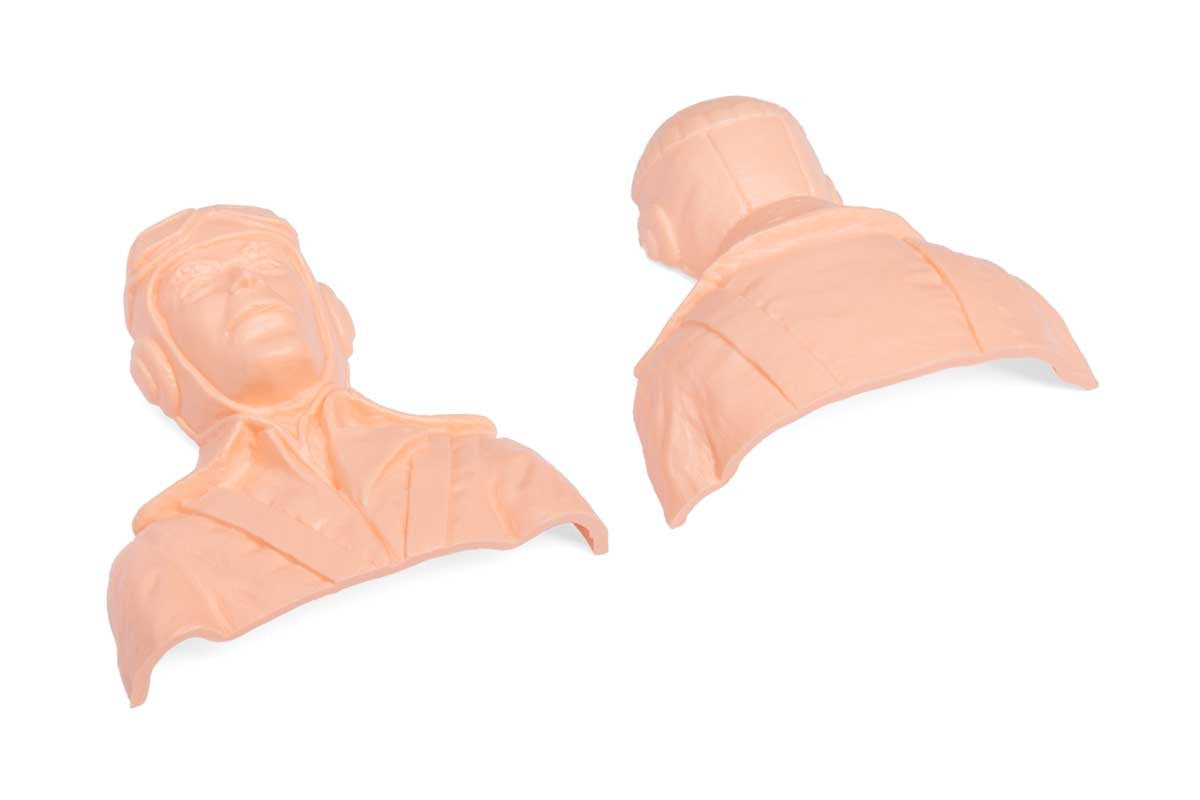 PILOT Bust 1/6 WWII Unpainted 75mm RA