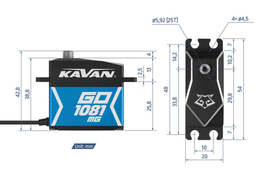 Kavan GO-1081MG HV Digital Servo