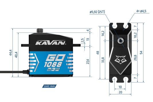 Kavan GO-1088MGW HV Digital Servo
