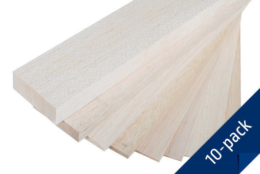 100x10cm Balsa 8 mm standard (10 pcs)
