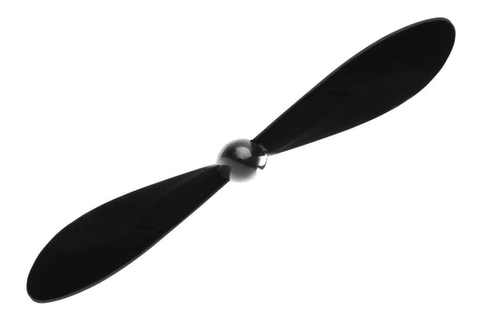 Prop with Spinner 125 X 110mm / 4,9 X 4,3 - Black, 100 pcs.