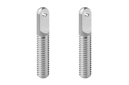 Rudder horn eyebolts M4, Alu, 2 Pcs.