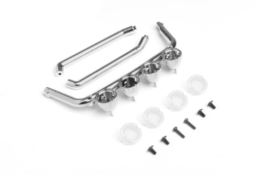 GRE18O Roll Cage With Light Mount Set (Chrome)