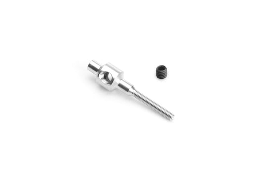 M2 Threaded couplers material steel, with slit and nickel surface. Type „G“ glowed., 1Pcs.