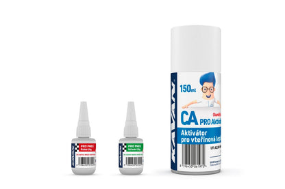 KAVAN PRO TYRE CA medium and thin 20g + Activator PRO CA Spray 150ml
