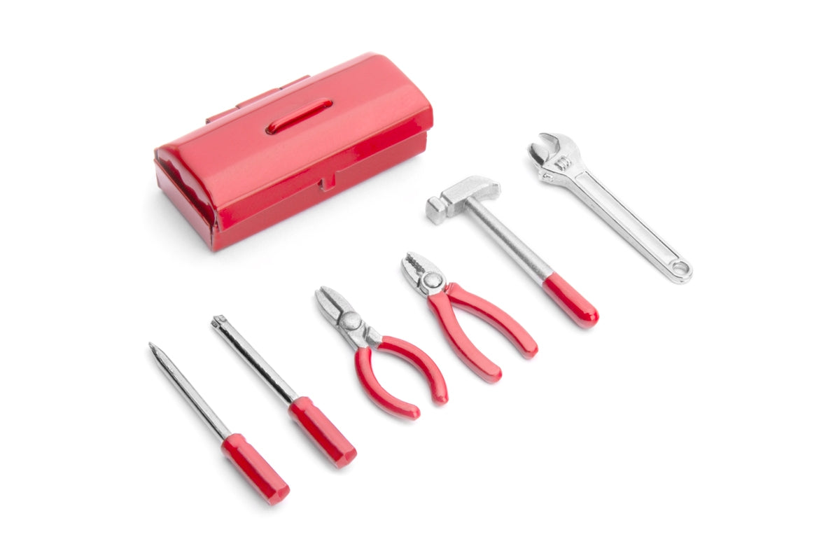 1/10 Mini Repair Toolbox Decorative Accessory for Rc Crawler