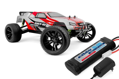 Kavan Grt-10 Lightning 2.4 ghz 4wd Truggy 1:10 - Red - Rtr