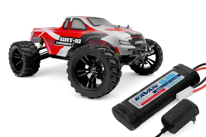 Kavan Grt-10 Thunder 2.4 ghz 4wd Monster Truck 1:10 - Red - Rtr