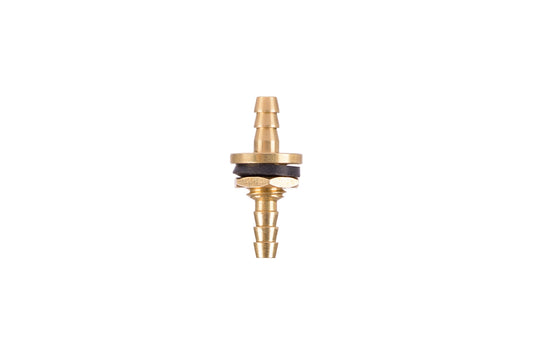 Copper fuel tank nipple Straight M8