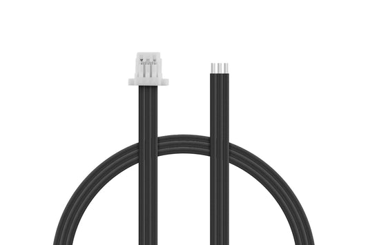 servo lead, JST-SH socket, 0,08 mm2, for GR-12SH+HoTT, 100mm, silicon wire - 1 pcs.