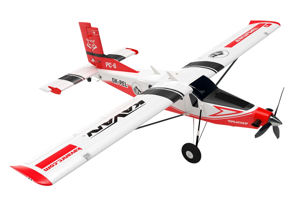 Kavan Pilatus Pc-6 Porter 1500mm PNP - Red