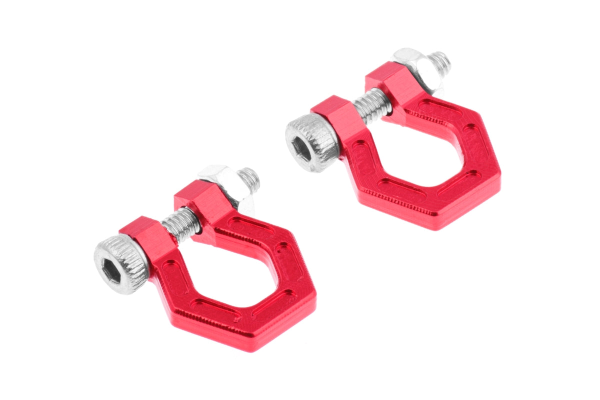 1/10 Cnc Aluminum Tow Hook Red for Rc Crawler