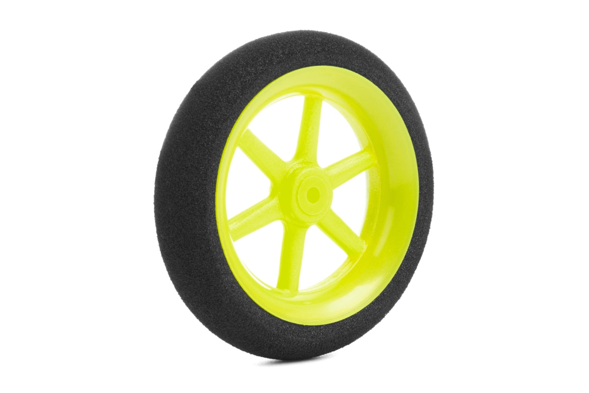 Spoked moss rubber wheel 50mm