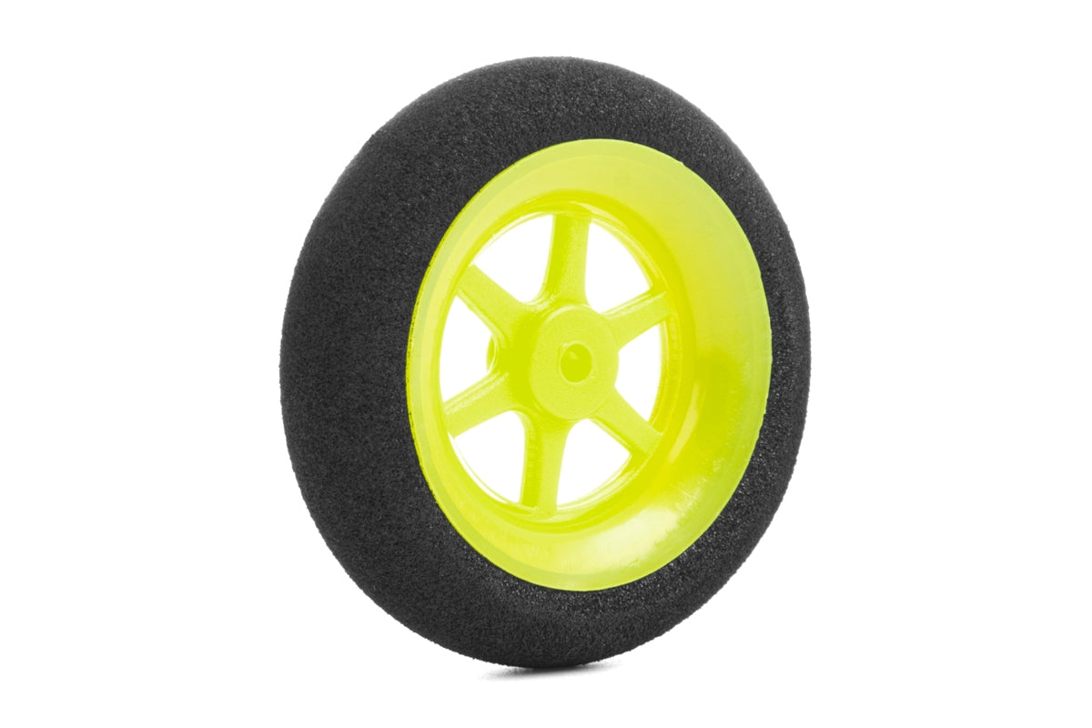Spoked moss rubber wheel 40mm