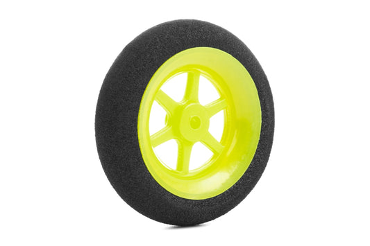 Spoked moss rubber wheel 40mm