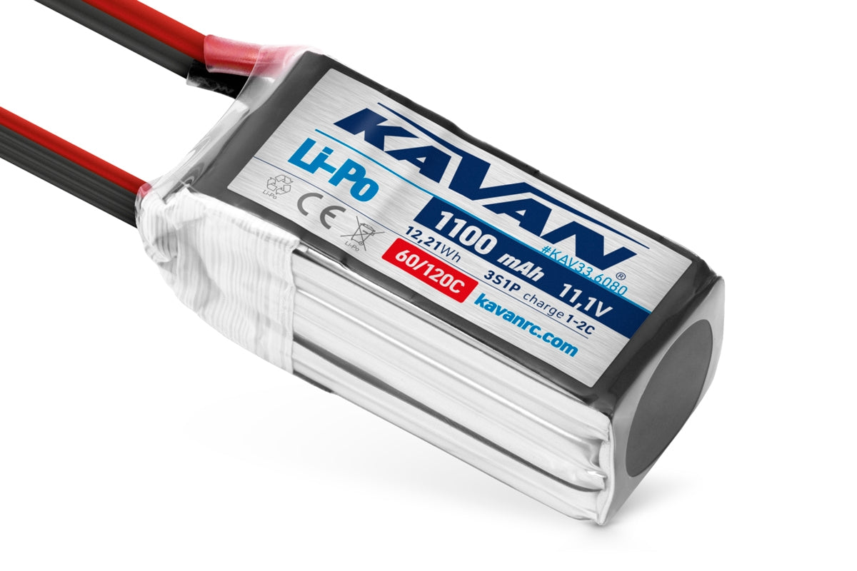 Kavan - Li-po 1100 Mah/11.1 v 60/120c, 12.21 Wh