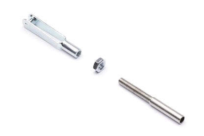 Metal Clevis with Threaded Coupler M2,5, 2 Pcs.