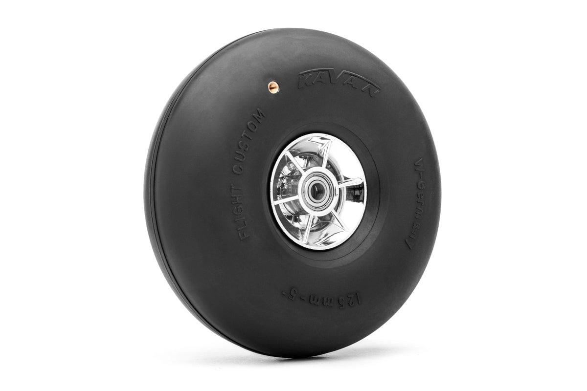 Balloon Wheel 125mm w.BallBear, 1 Pcs.