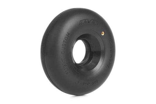 Balloon Wheel w.Valve 100mm, without disk 10 Pcs.