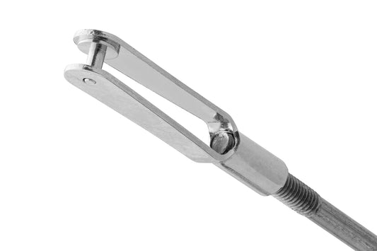Metal Clevis M2 with Push Rod, 100 Pcs.