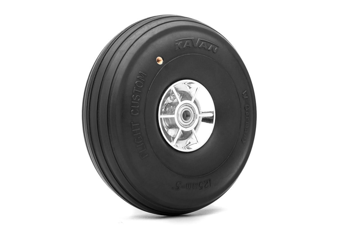 SuperLt.Wheel 125mm w.BallBear, 1 Pcs.