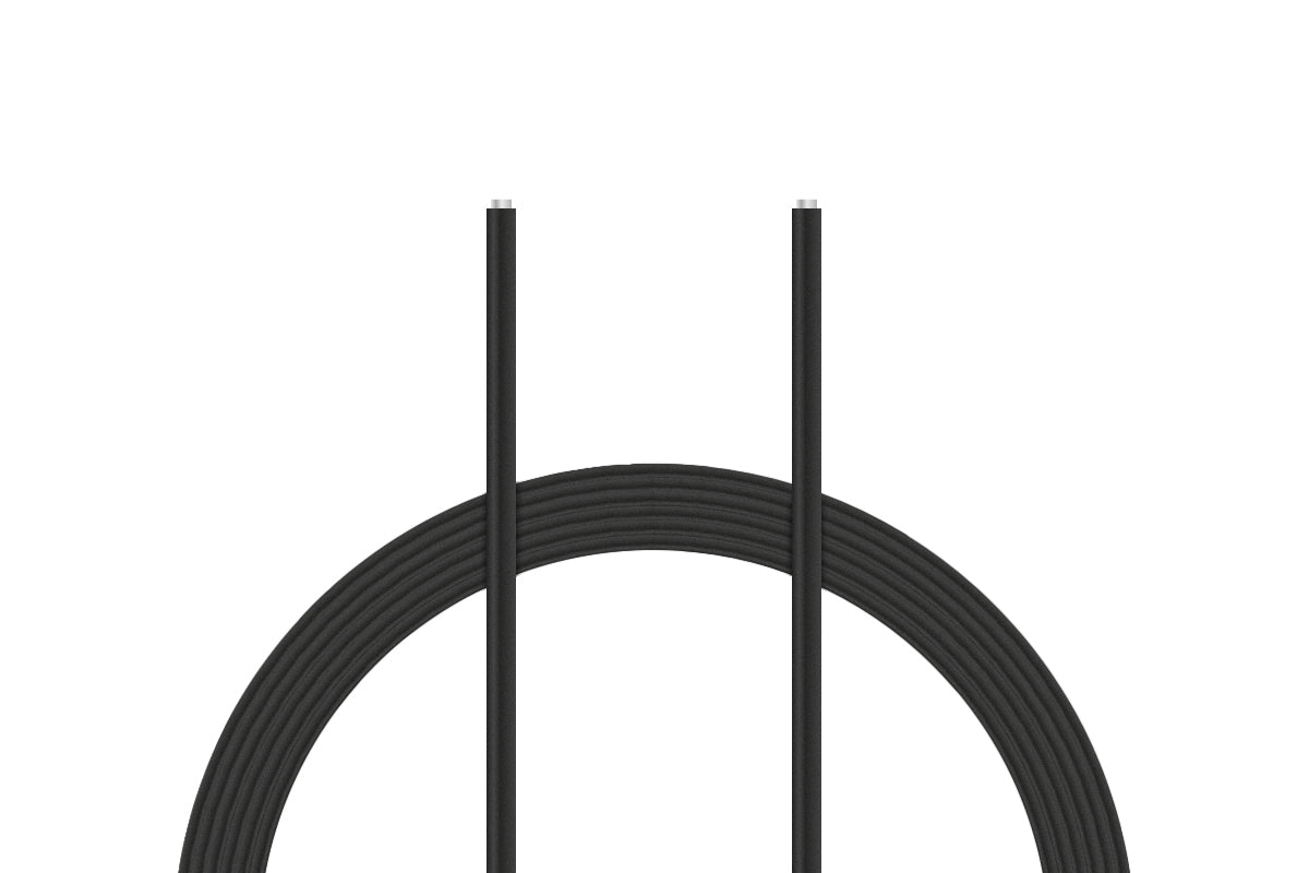 Silicone Cable 0.25mm2 1m BLACK