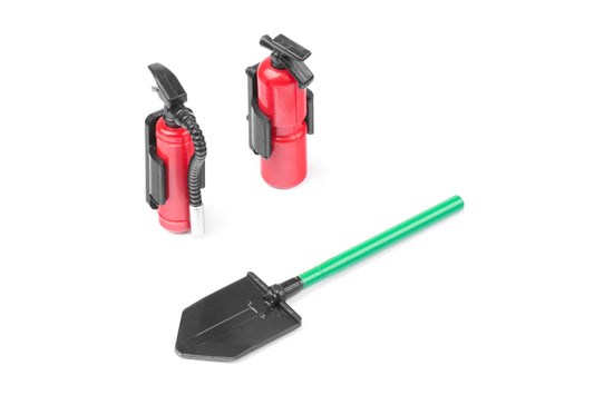 1/10 Rc Crawler Fire Extinguishers and Shovel