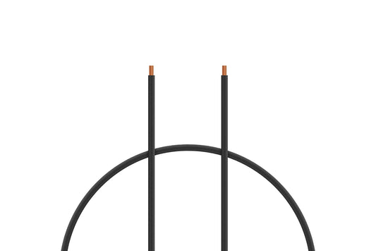 Silicone Cable 2.5mm2 1m BLACK
