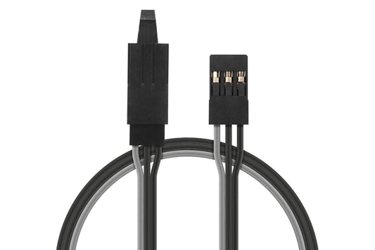 Extension Cable Black 90cm JR with Lock