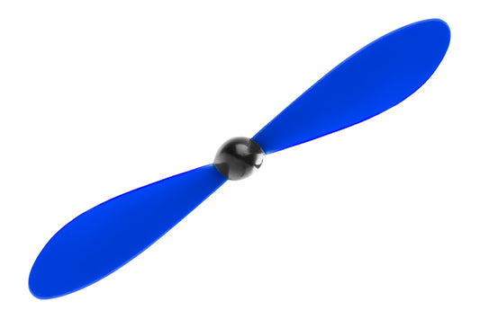 Prop with Spinner 125 X 110mm / 4,9 X 4,3 - Blue, 1 pcs.