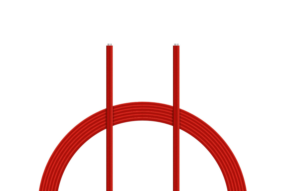 PVC Cable 0.055mm2 10m RED