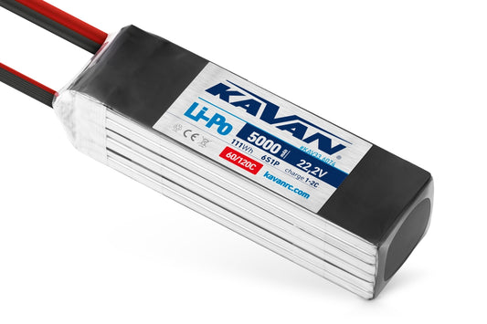 KAVAN - Li-Po 5000mAh/22,2V 60/120C, 111Wh