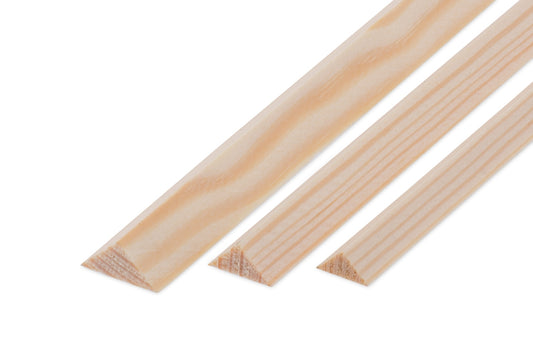 Pine Triangle Stick 10x10x1000mm